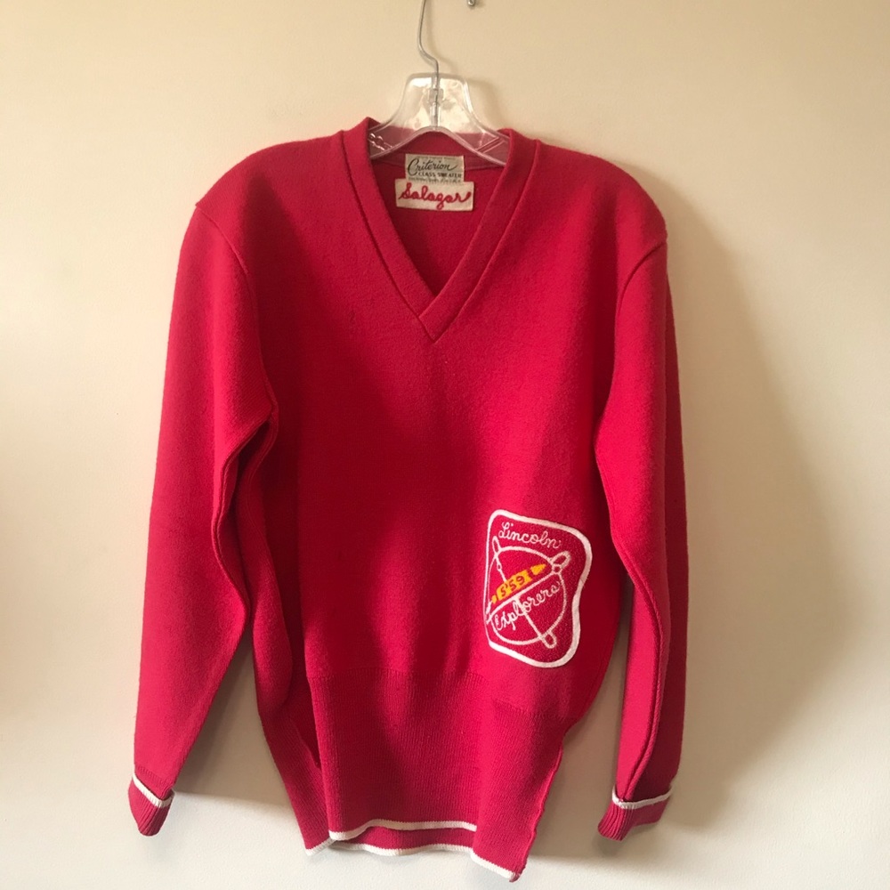 Vintage Letterman Sweater 1950’s Sz Medium Heavy